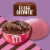 M&M'S Fudge Brownie Chocolate Valentine Candy Bag Perspective: right