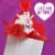 M&M'S Milk Chocolate Valentine's Day Candy Heart Cane Gift Perspective: right