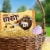 M&M'S Milk Chocolate Honey Graham Easter Candy Bag Perspective: right