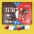 M&M'S Milk Chocolate Red White & Blue Summer Candy Sharing Size Bag Perspective: right
