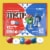 M&M'S Peanut Butter Chocolate Red White & Blue Summer Candy Sharing Size Bag Perspective: right
