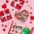 M&M'S White Chocolate Strawberry Shake Valentines Day Candy Bag Perspective: right