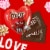 M&M’S Milk Chocolate Candy Valentines Day Gift Heart Box Perspective: right