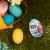 M&M'S Milk Chocolate Candy Filled Easter Basket Egg Perspective: right