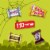Snickers Twix Milky Way & 3 Musketeers Chocolate Halloween Candy Bar Assortment Bulk Bag Perspective: right