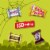 Snickers Twix Milky Way & 3 Musketeers Minis Halloween Candy Variety Pack Bulk Bag Perspective: right