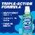 ACT Total Care Anticavity Fluoride Mouthwash with Zero Alcohol Fresh Mint Perspective: right