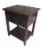 HD Designs Knowles USB Port Dark Brown Nightstand Perspective: right