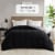 Everyday Living® Down Alternative Comforter - Black/Gray Perspective: right