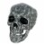 Holiday Home Silver Skull Decoration Perspective: right