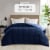 Everday Living® Reversible Down Alternative Comforter - Navy/Blue Perspective: right