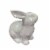 Holiday Home Ceramic Bunny - White Perspective: right