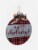Beautiful Red/Black Ornament Sign Perspective: right