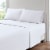 Everyday Living® Bamboo Sheet Set - 2 Piece - White Perspective: right