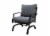 HD Designs Outdoors Cassara Stationary Rocker Sofa Chair - Gray Perspective: right