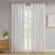 HD Designs Sheer Window Panel - White Perspective: right