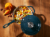 Dash of That Cast Iron Sauce Pot - Blue Perspective: right