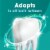 Kroger® Smile Sonic® Electric Toothbrush Replacement Brush Heads Perspective: right
