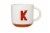 Clayart Clay Letter Monogram Mug Perspective: right