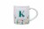 Clay Art Monogram Floral Mug Perspective: right