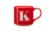 Clay Art Monogram Mug Red Perspective: right