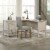 Sauder Edge Water Engineered Wood L-Shaped Desk in Chalked Chestnut Perspective: right