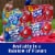 Kool Aid Jammers Blue Raspberry Kids Drink 0% Juice Box Pouches Perspective: right