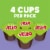 Jell-O Oat Milk Pudding Cups Chocolate Perspective: right