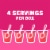 Jell-O Raspberry Artificially Flavored Gelatin Dessert Mix, Box Perspective: right