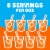 Jell-O Zero Sugar Orange Flavor Gelatin Perspective: right