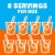 Jell-O Orange Zero Sugar Low Calorie Gelatin Dessert Mix, Family Size, Box Perspective: right