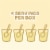 Jell-O Vanilla Instant Pudding & Pie Filling Mix Perspective: right