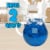 Kool Aid Unsweetened Blue Raspberry Lemonade Powdered Soft Drink Mix Packet Perspective: right