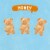 Teddy Grahams Honey Cookies Perspective: right