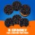 OREO Halloween Chocolate Sandwich Cookies Perspective: right