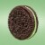OREO Gluten Free Mint Creme Chocolate Sandwich Cookies Perspective: right