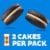 OREO Peanut Butter Creme Cakesters Soft Snack Cakes Perspective: right