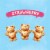 TEDDY GRAHAMS Strawberry Flavor Cookies Perspective: right