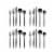 Towle Living Forged Shea Flatware Set - Noir Perspective: right