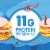 Lunchables Turkey & American Cracker Stackers with Capri Sun Drink & Reese's Cup Kids Lunch Meal Kit Perspective: right