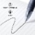 Z-Grip Retractable Ballpoint Pen, Medium Point, 1.0mm, Black Ink, Clear Barrel Perspective: right