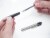 F-301 Retractable Ballpoint 0.7mm Black 4pk Perspective: right