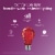Philips 4-Watt (40-Watt) A19 LED Red Light Bulb Perspective: right