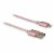 iLive Fabric Lightning Charging Cable - Pink Perspective: right
