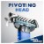 Gillette Mach3 Men's Smooth Blue Pivot 3-Blade Disposable Razors Perspective: right