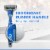 Gillette Mach3 Men's Smooth Blue Pivot 3-Blade Disposable Razors Perspective: right