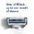 Gillette® SkinGuard Men's Razor Flex Handle + 1 Blade Refill Cartridge Perspective: right