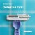 Gillette Venus Intimates Women's 2-Blade Irritation Defense Bar Disposable Razors Perspective: right
