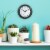 Equity Basics Analog Quartz Wall Clock - Black Perspective: right