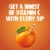 Tropicana Pure Premium Original No Pulp No Sugar Added Single Serve 100% Orange Juice Perspective: right